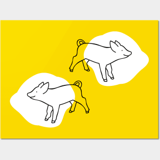 Pigs Posters and Art